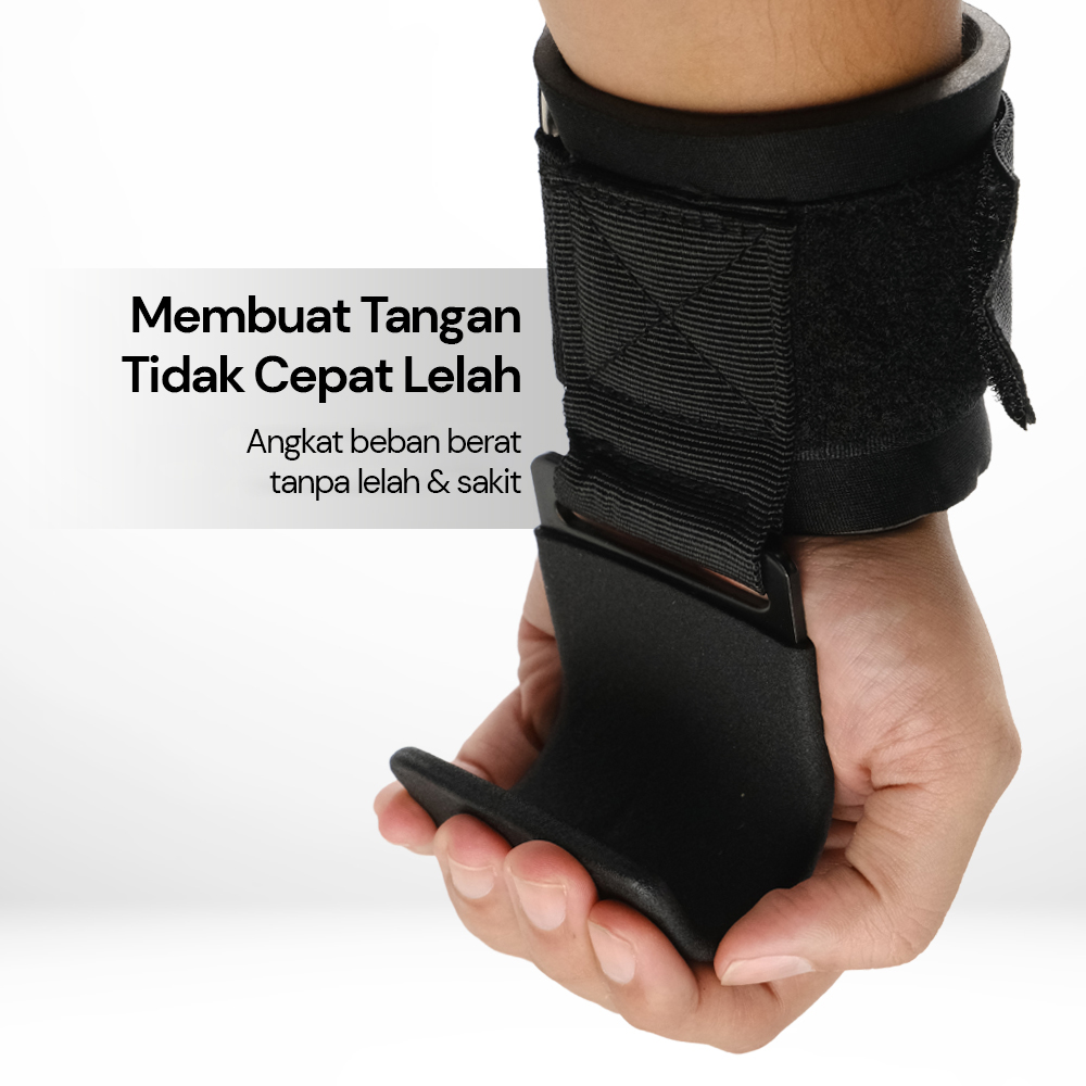 TaffSPORT Weight Lifting Hook Gym Fitness Training Straps 2 PCS - CY2