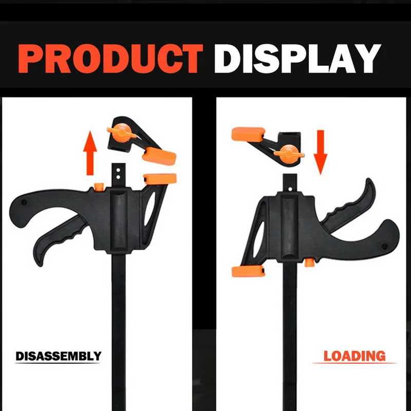 TaffHOME Clamp Penjepit Kayu Mini Ratcheting Bar 6 Inch - T22106