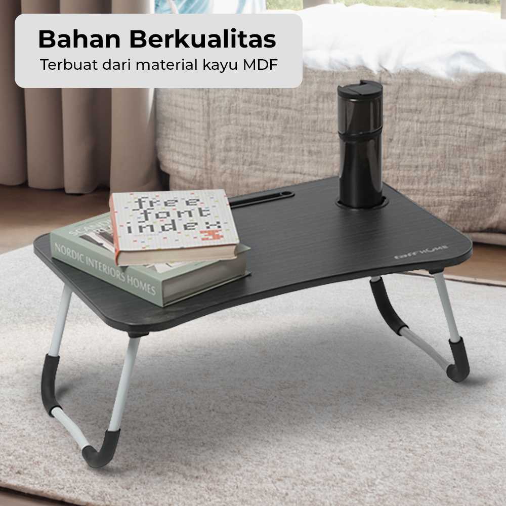 TaffHOME Stand Meja Laptop Lipat Foldable Notebook Desk Table - Z22