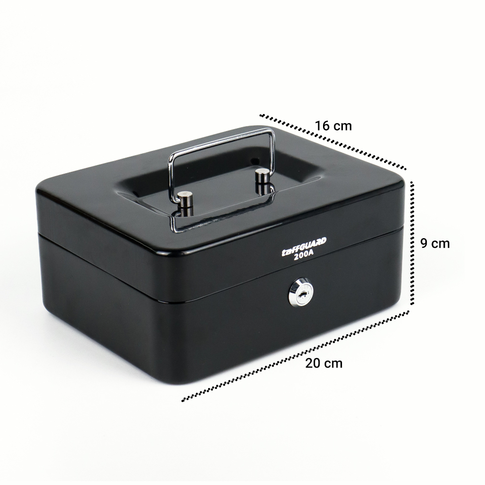TaffGUARD Brankas Money Box Uang Cash - 200A - Black