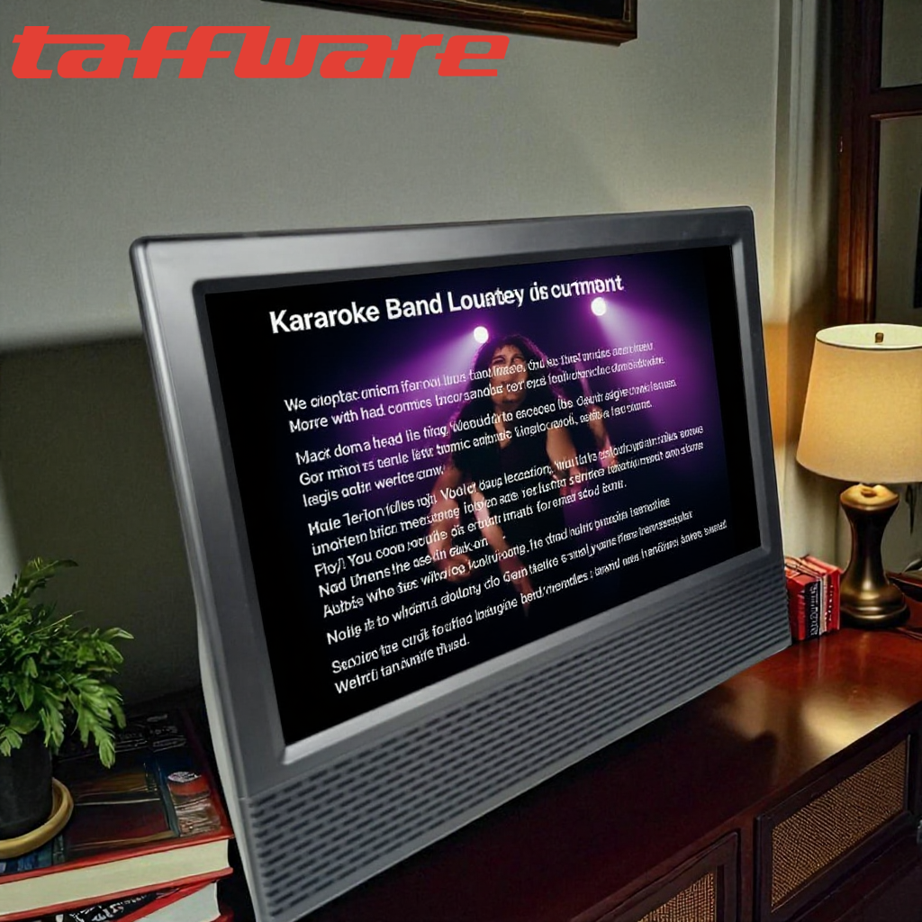 Taffware TV Digital Bluetooth Karaoke 14 Inch 8800mAh with 2 Mic - MT14
