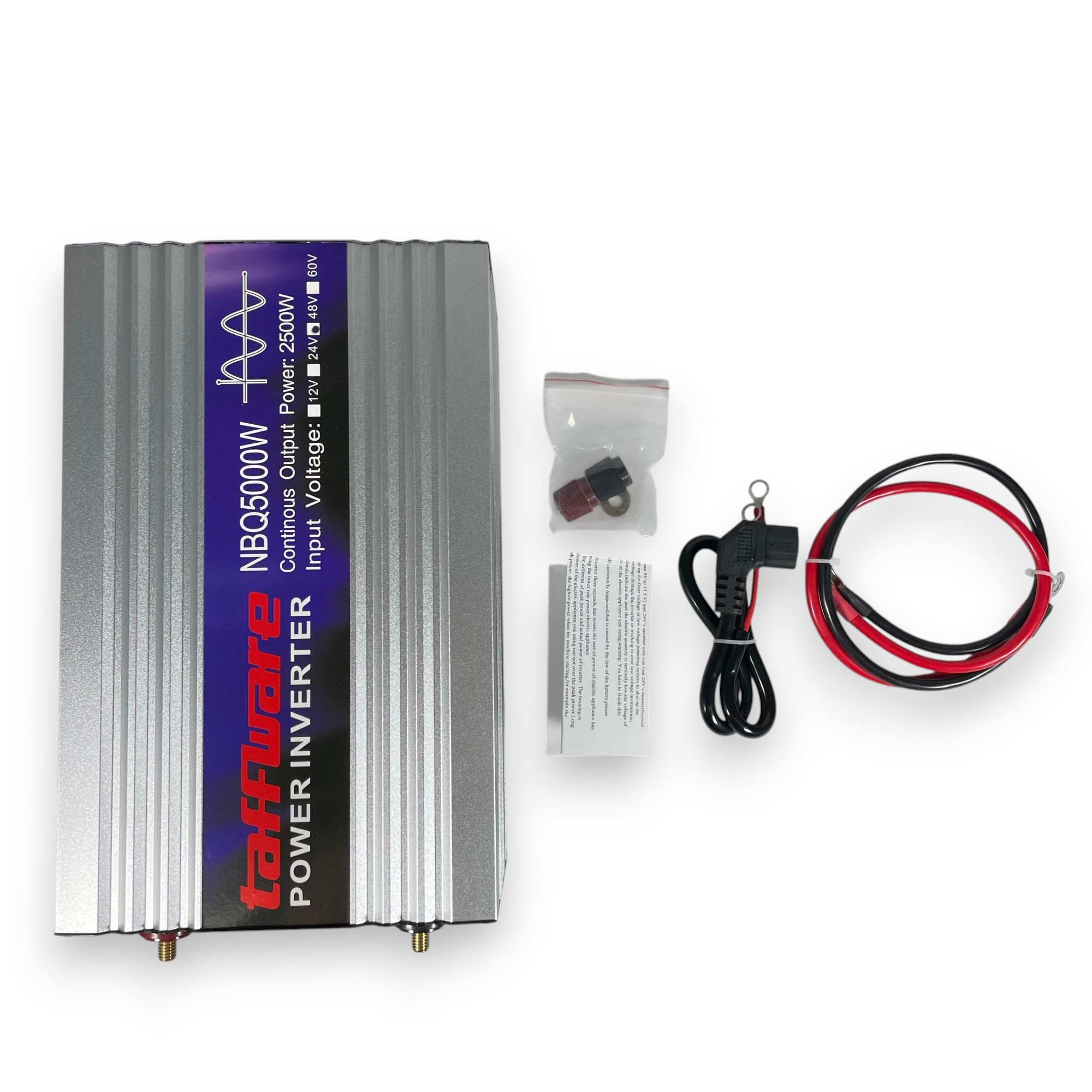 Taffware Power Inverter Mobil Pure Sine Wave DC 48V to AC 220V 5000W - NBQ5000W