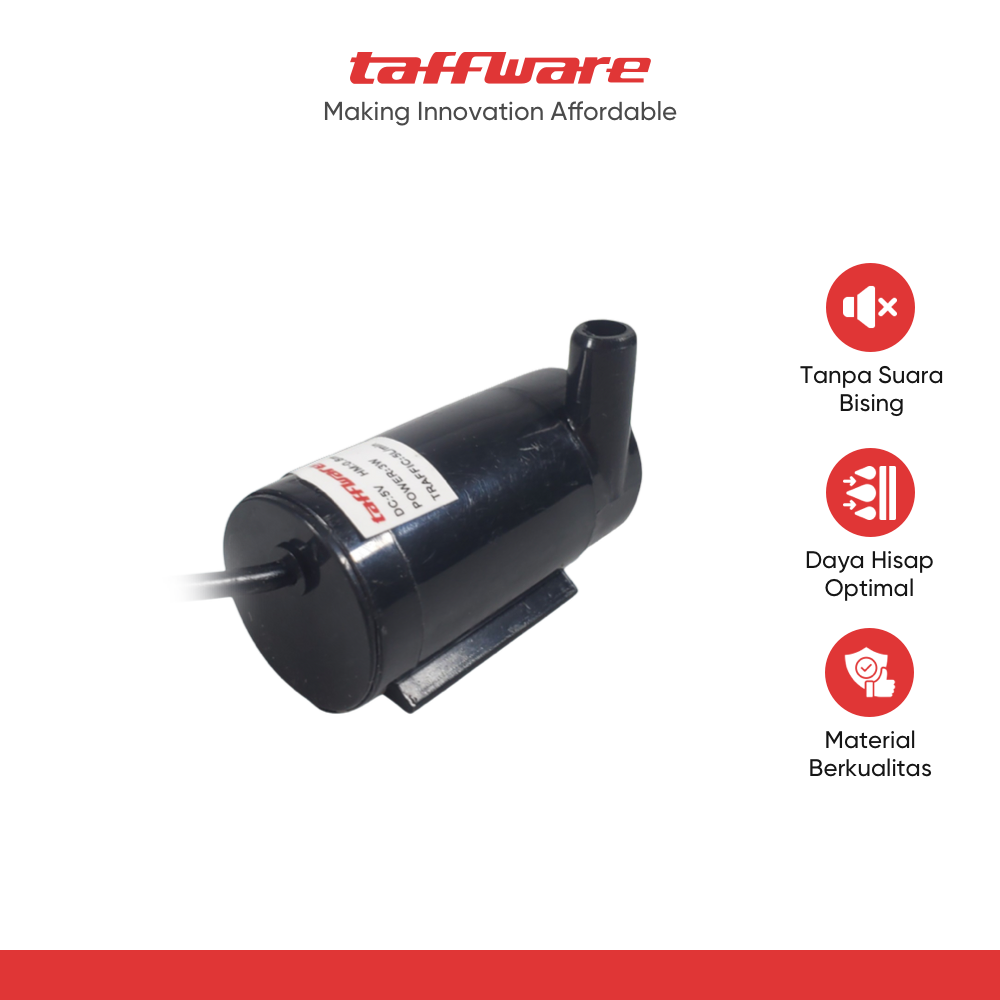 Taffware Pompa Air Celup Multifungsi Aquarium Submersible Pump 5V 3W - PUM525