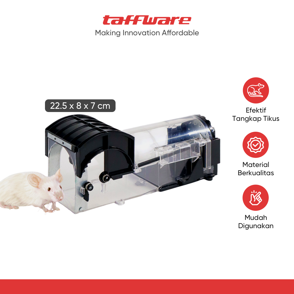 TaffHOME Jebakan Perangkap Tikus Mouse Trap Cage - HU2050