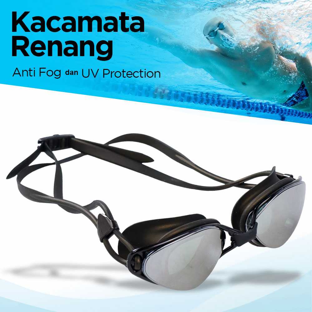 TaffSPORT Kacamata Renang Anti Fog UV Protection - GOG-3550