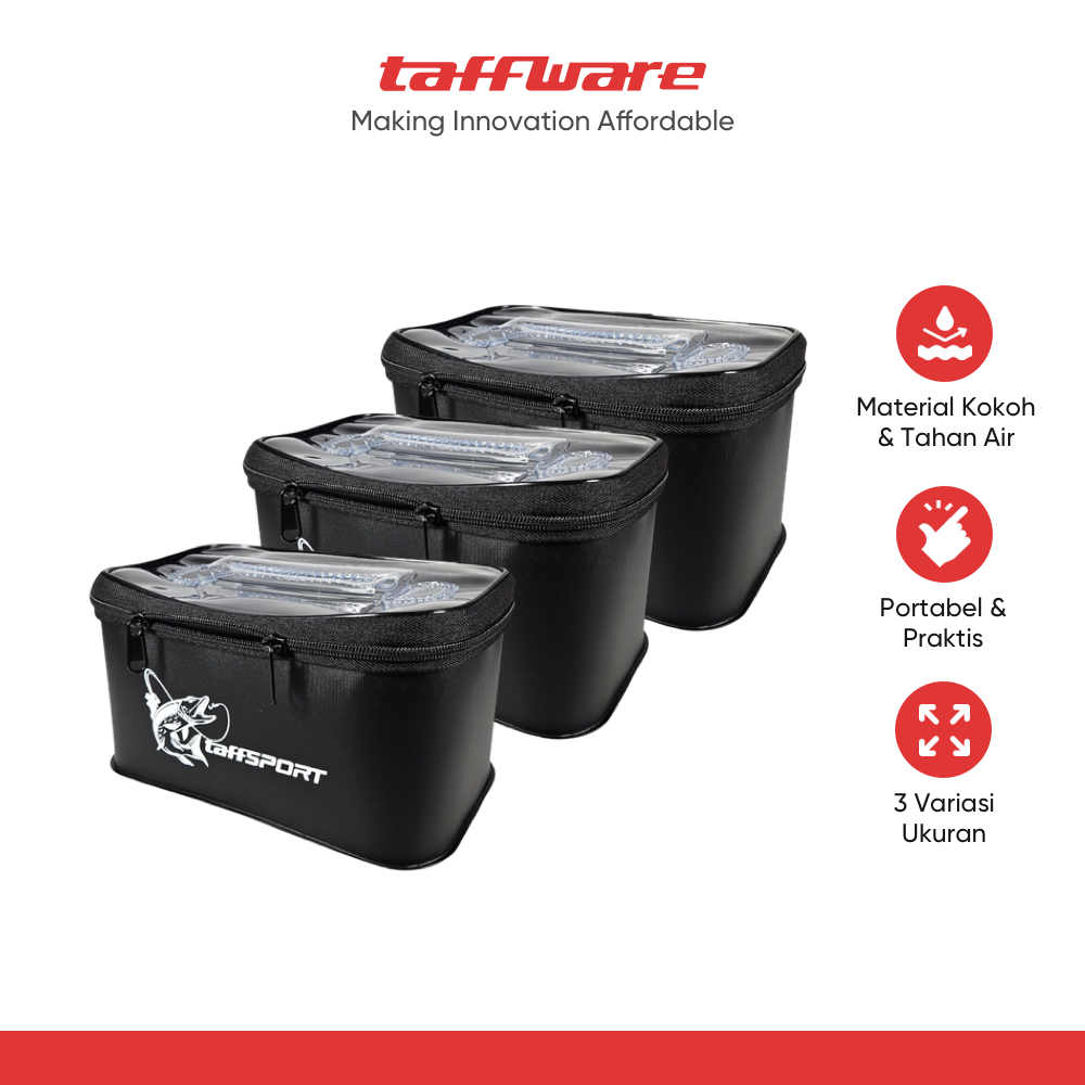 TaffSPORT Kotak Perkakas Pancing Fishing Box Live Storage Waterproof - SS-15