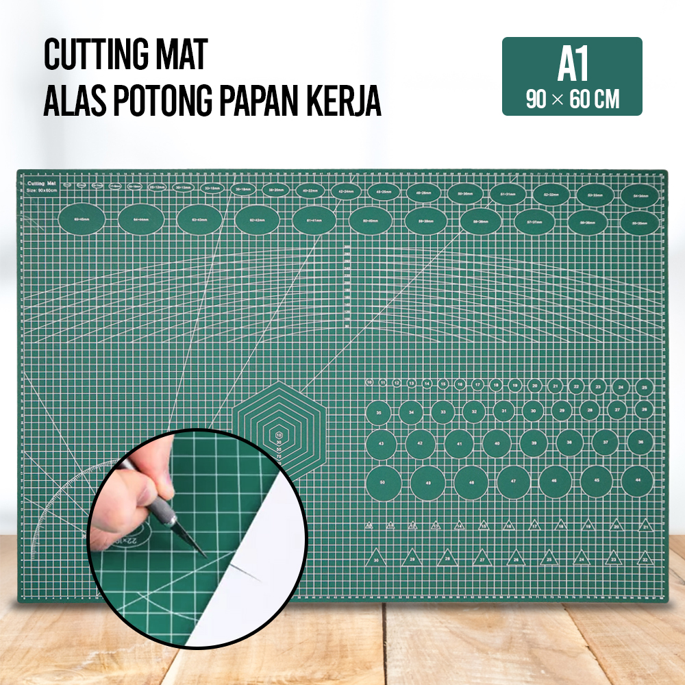 Taffware Working Pad Cutting Mat Alas Potong Papan Kerja A1 90x60cm - QJ4