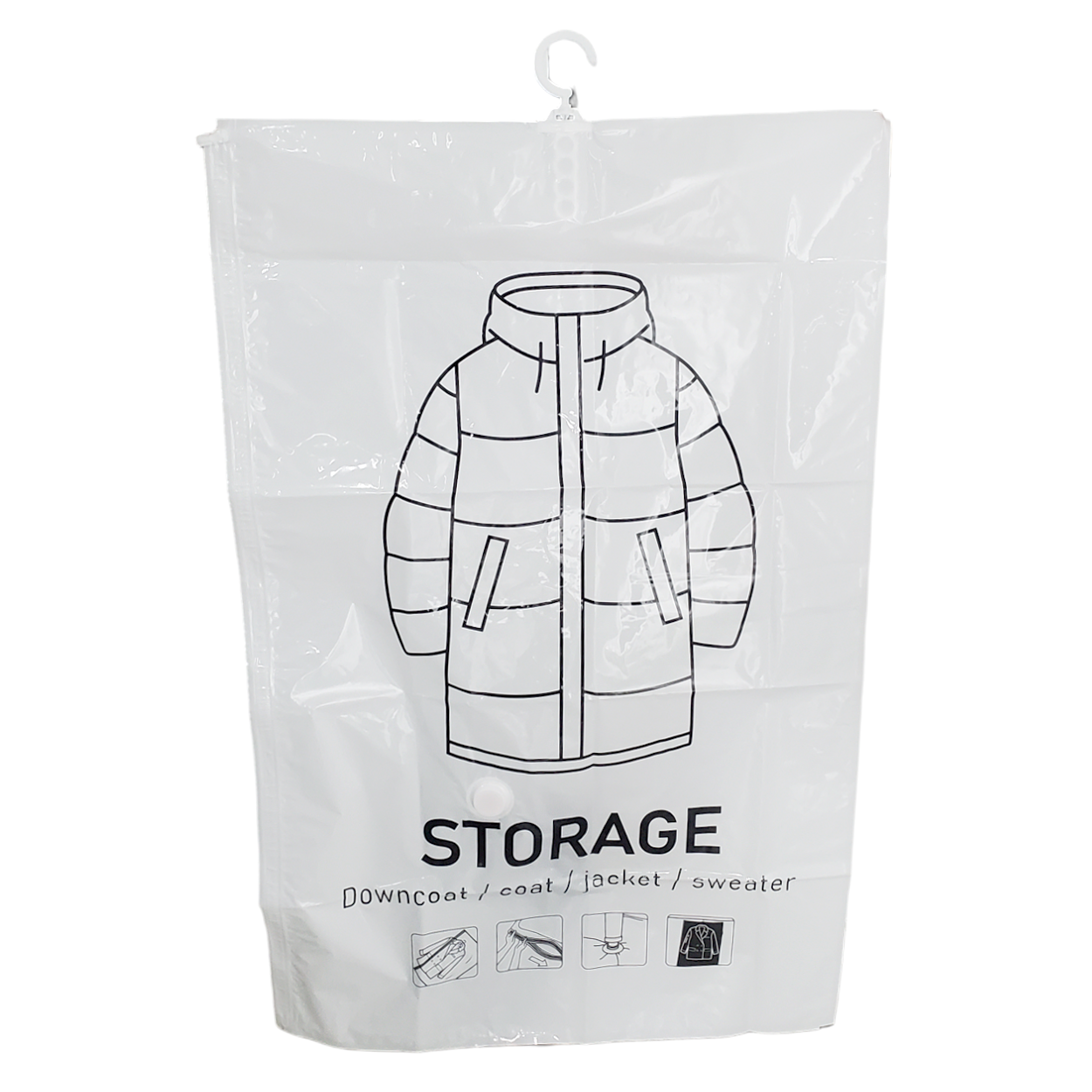 TaffPACK Plastik Vakum Gantung Pakaian Vacuum Compression Bag 1 PCS - MBF70