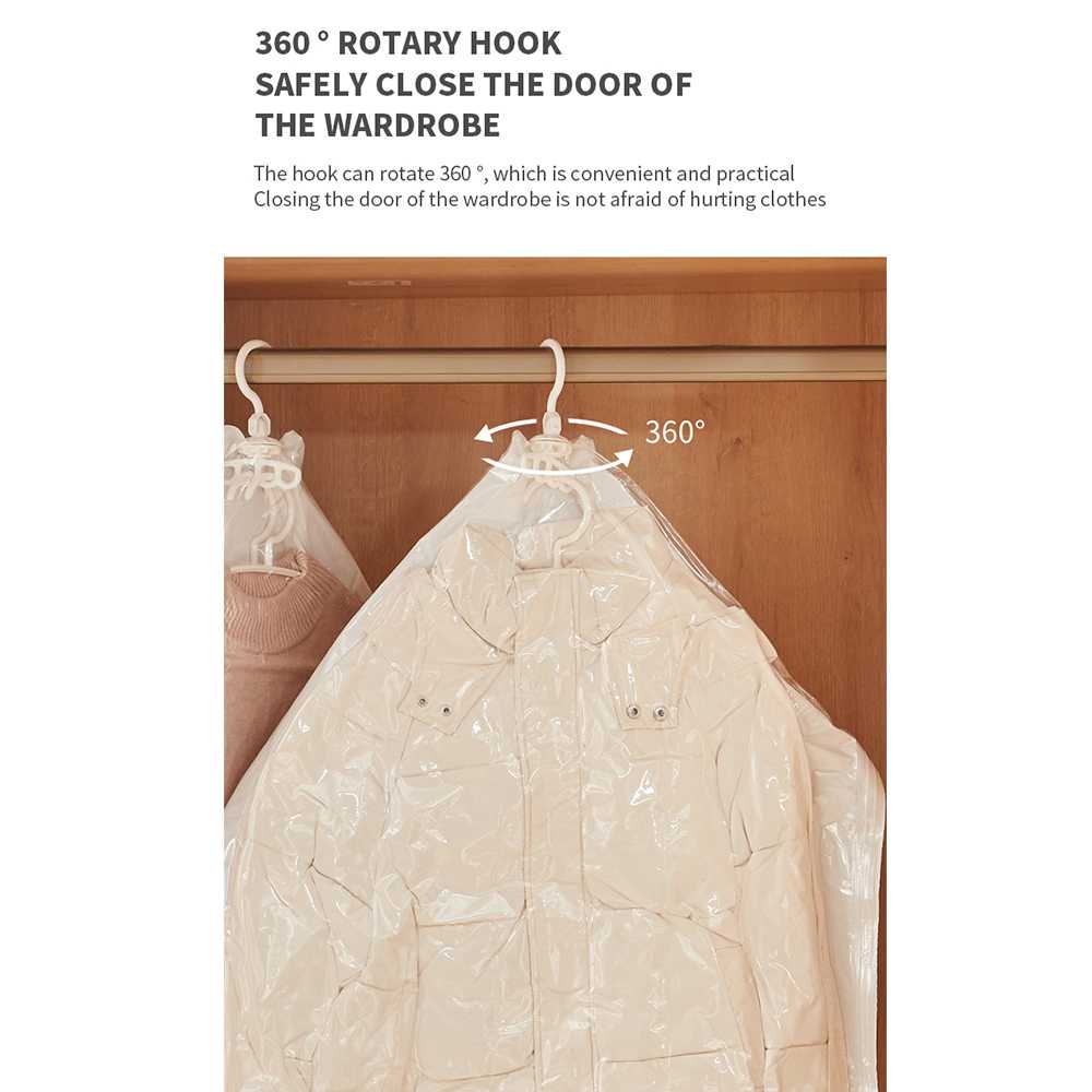 TaffPACK Plastik Vakum Gantung Pakaian Vacuum Compression Bag 1 PCS - MBF70