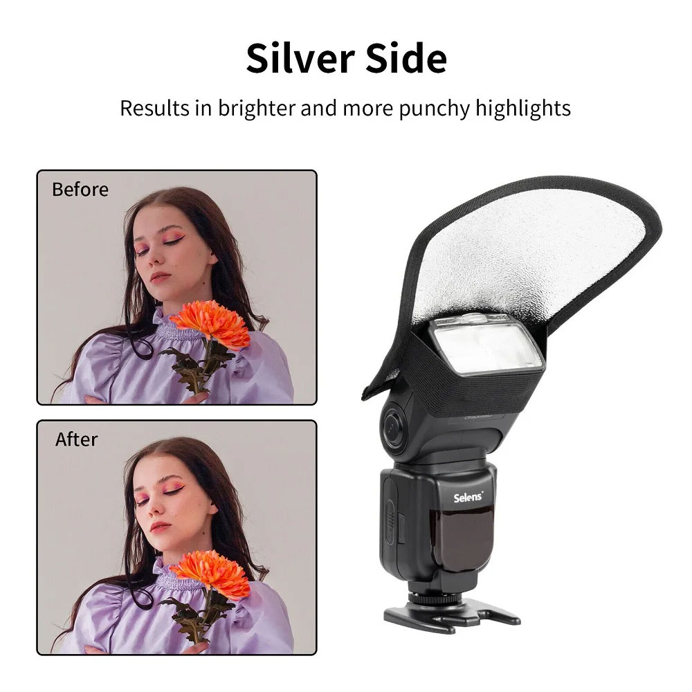 TaffSTUDIO Kamera Flash Diffuser Softbox Reflektor 2in1 - SNL18