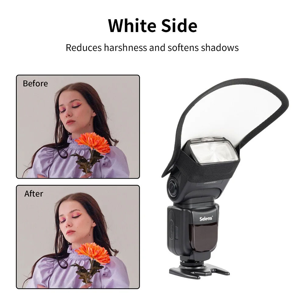 TaffSTUDIO Kamera Flash Diffuser Softbox Reflektor 2in1 - SNL18