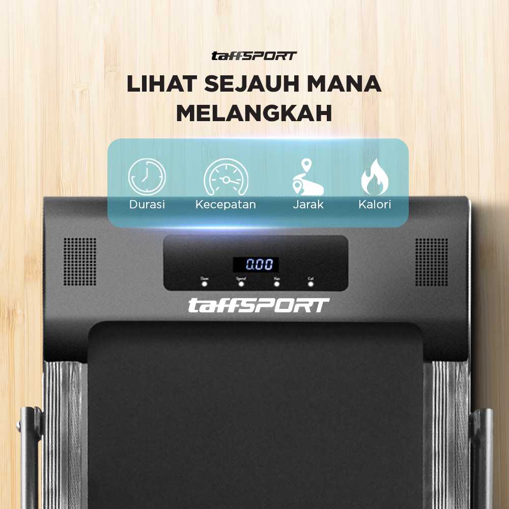 ginee_20260216121105371_9502116052.jpeg TaffSPORT Walking Pad Treadmill Foldable LED Display with Armrest - C1-01