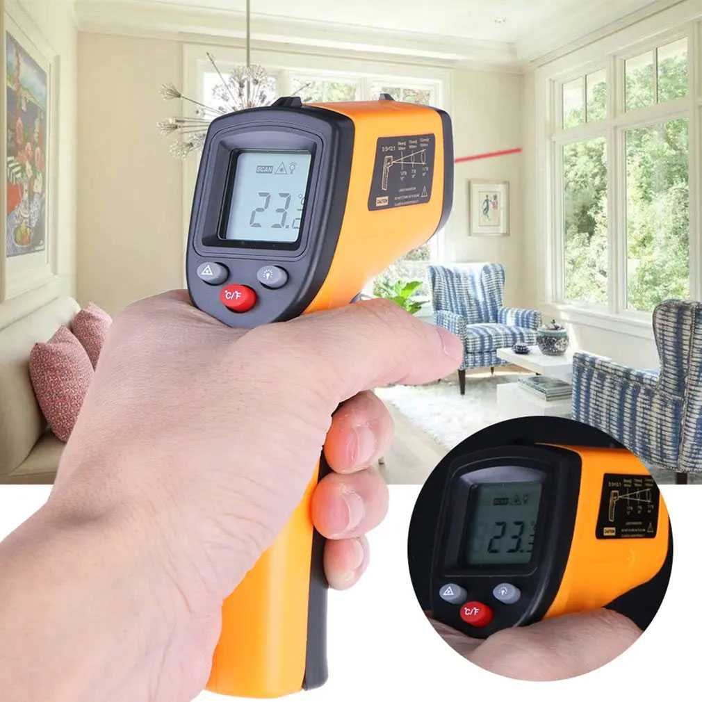 Taffware Thermogun Thermometer Industrial Laser Infrared NonContact - GM320