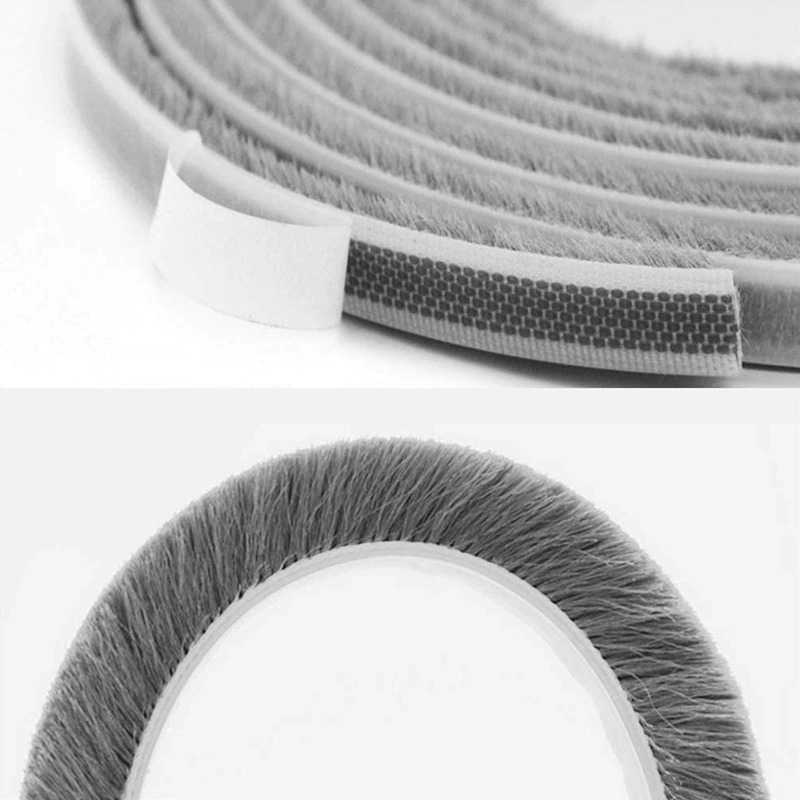 TaffHOME Lis Strip Pintu Brush Strip Sound Insulation 5M - KK-062