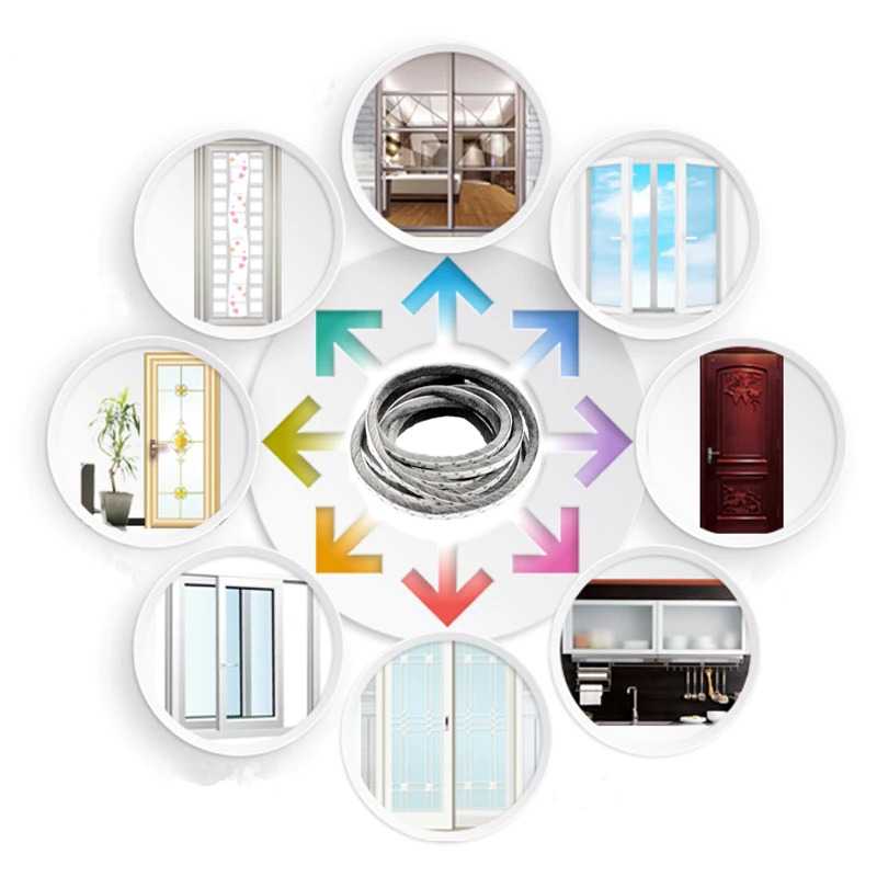 TaffHOME Lis Strip Pintu Brush Strip Sound Insulation 5M - KK-062