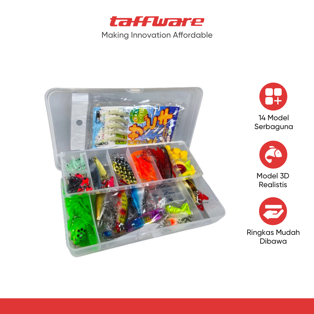 TaffSPORT Umpan Pancing Ikan Set Fishing Bait Kit - BMKT-02