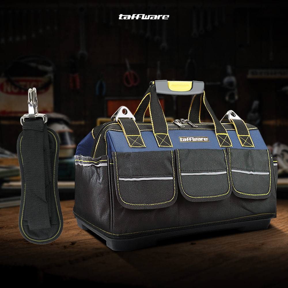 Taffware Tas Perkakas Beralas Plastik Tool Bag Waterproof Reflective - AR-60