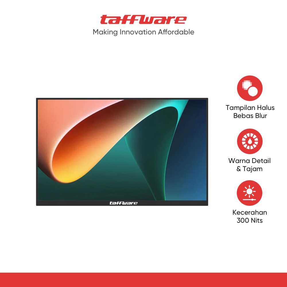 ginee_20260220115910660_8452680465.png Taffware Portable Monitor 18 Inch IPS FHD 120Hz Type C Mini HDMI - PP120HZ