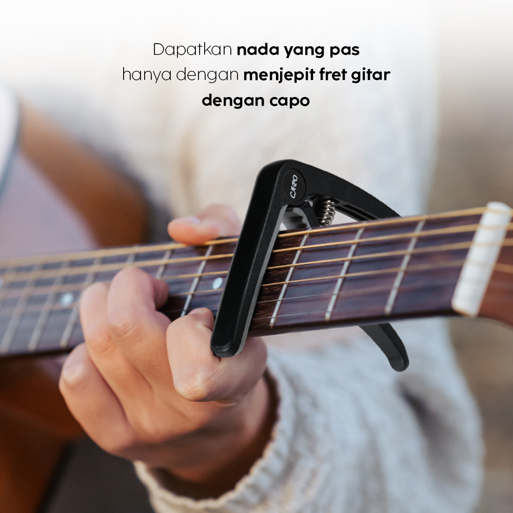 TaffSTUDIO Capo Gitar Akustik Bridge Pin Remover Design Plastic - C-A1