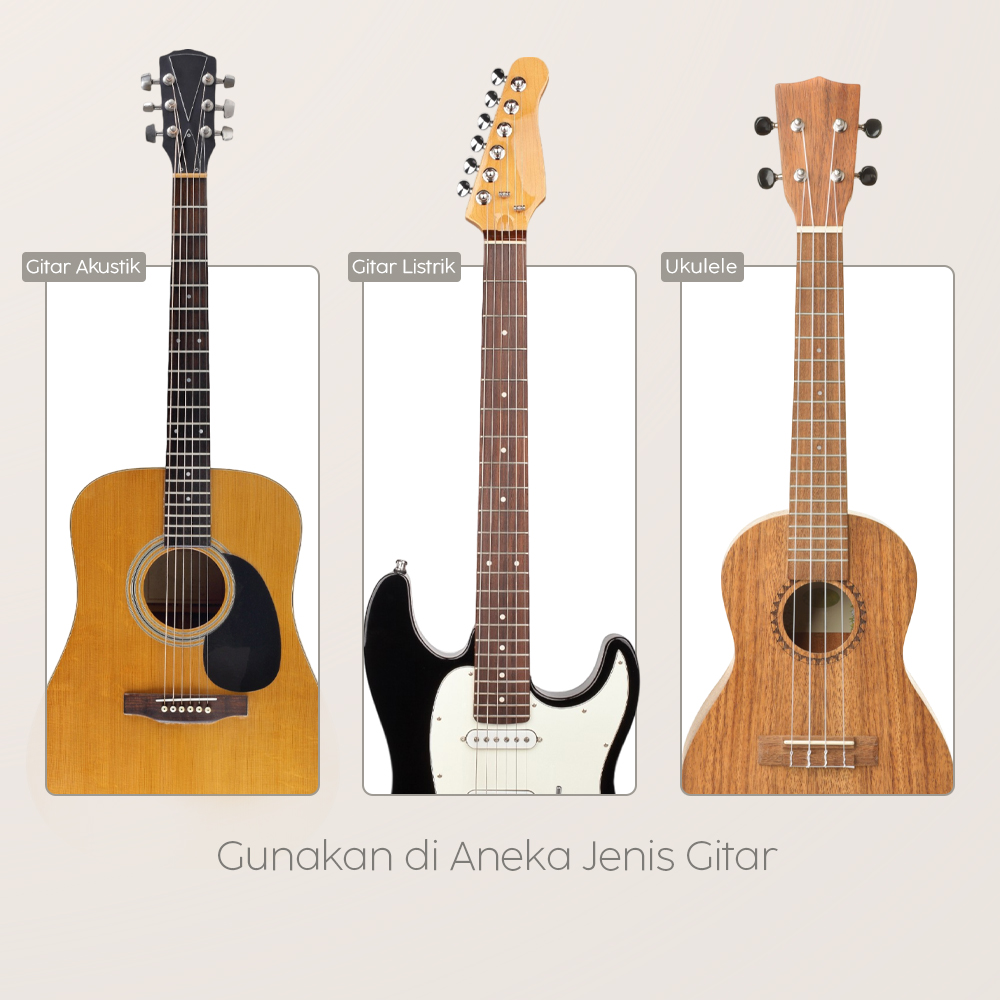 TaffSTUDIO Capo Gitar Akustik Bridge Pin Remover Design Plastic - C-A1