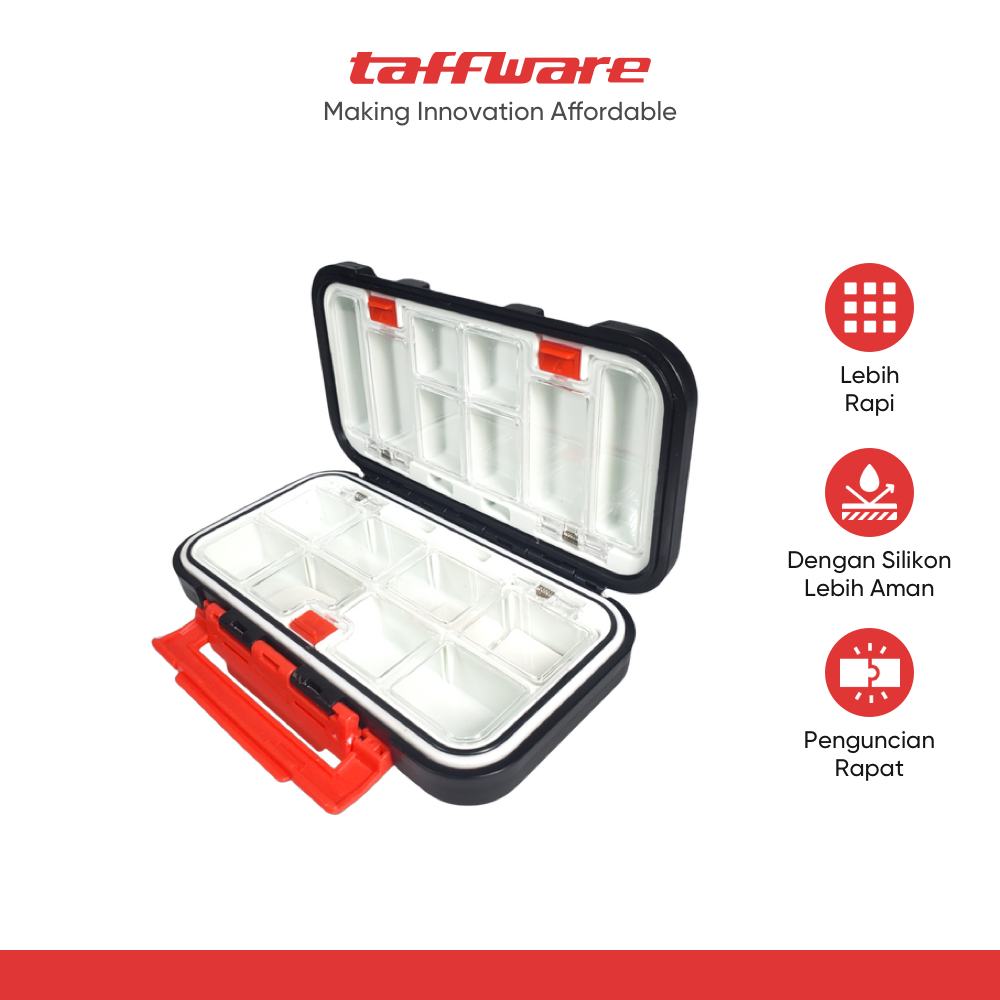 TaffSPORT Kotak Perkakas Kail Pancing Fishing Tackle Box Waterproof - DY030