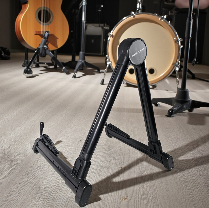 ginee_20260220120207904_9759655594.png TaffSTUDIO Stand Gitar Lipat Portable Foldable Guitar Akustik Holder - GT223