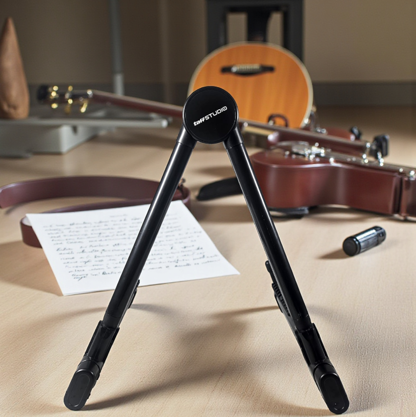ginee_20260220120208200_4117087027.png TaffSTUDIO Stand Gitar Lipat Portable Foldable Guitar Akustik Holder - GT223