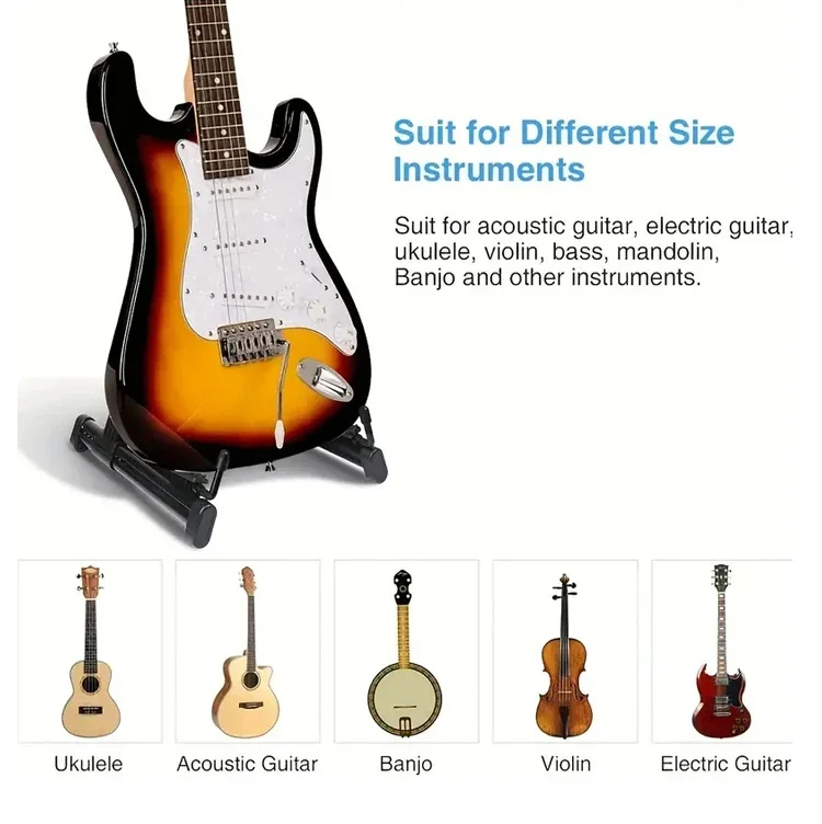 ginee_20260220120208353_1144472852.jpg TaffSTUDIO Stand Gitar Lipat Portable Foldable Guitar Akustik Holder - GT223