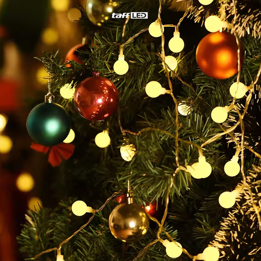 TaffLED Lampu Hias Gantung String Lights Model Bohlam with Battery - ZYD0931