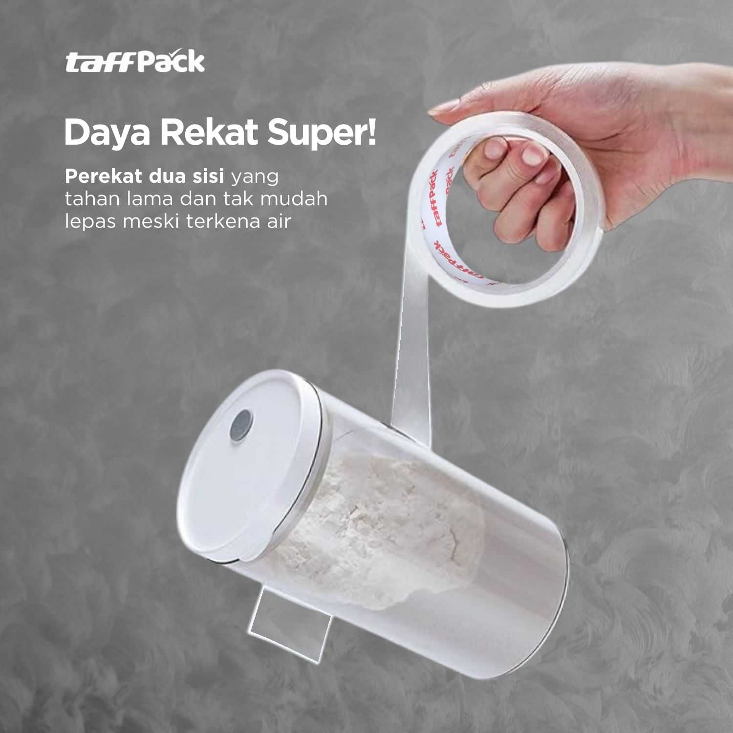 TaffPACK Lakban Waterproof Dapur Kitchen Sink Seal Double Tape 30mm - NJD11