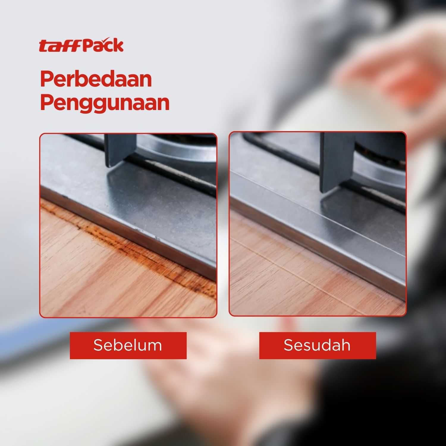 TaffPACK Lakban Waterproof Dapur Kitchen Sink Seal Double Tape 30mm - NJD11