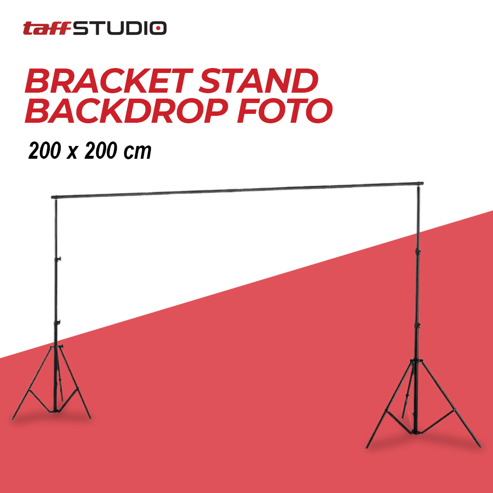 ginee_20260220120713580_7571617710.jpg TaffSTUDIO Bracket Stand Backdrop Foto Studio Aluminium 200x200cm - DD-110