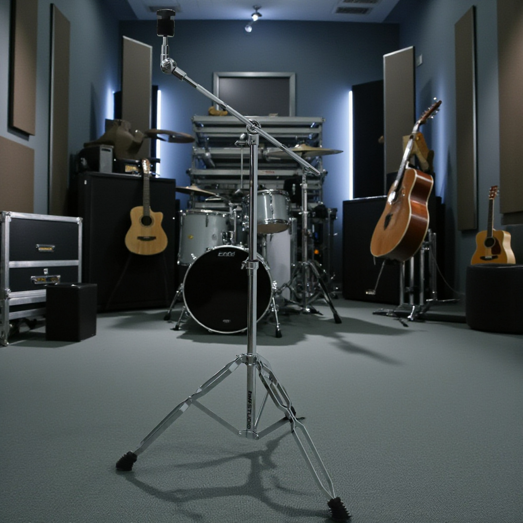 ginee_20260220121024921_5747916978.jpg TaffSTUDIO Drum Cymbal Stand Heavy Duty Adjustable Double Braced - FM-CST