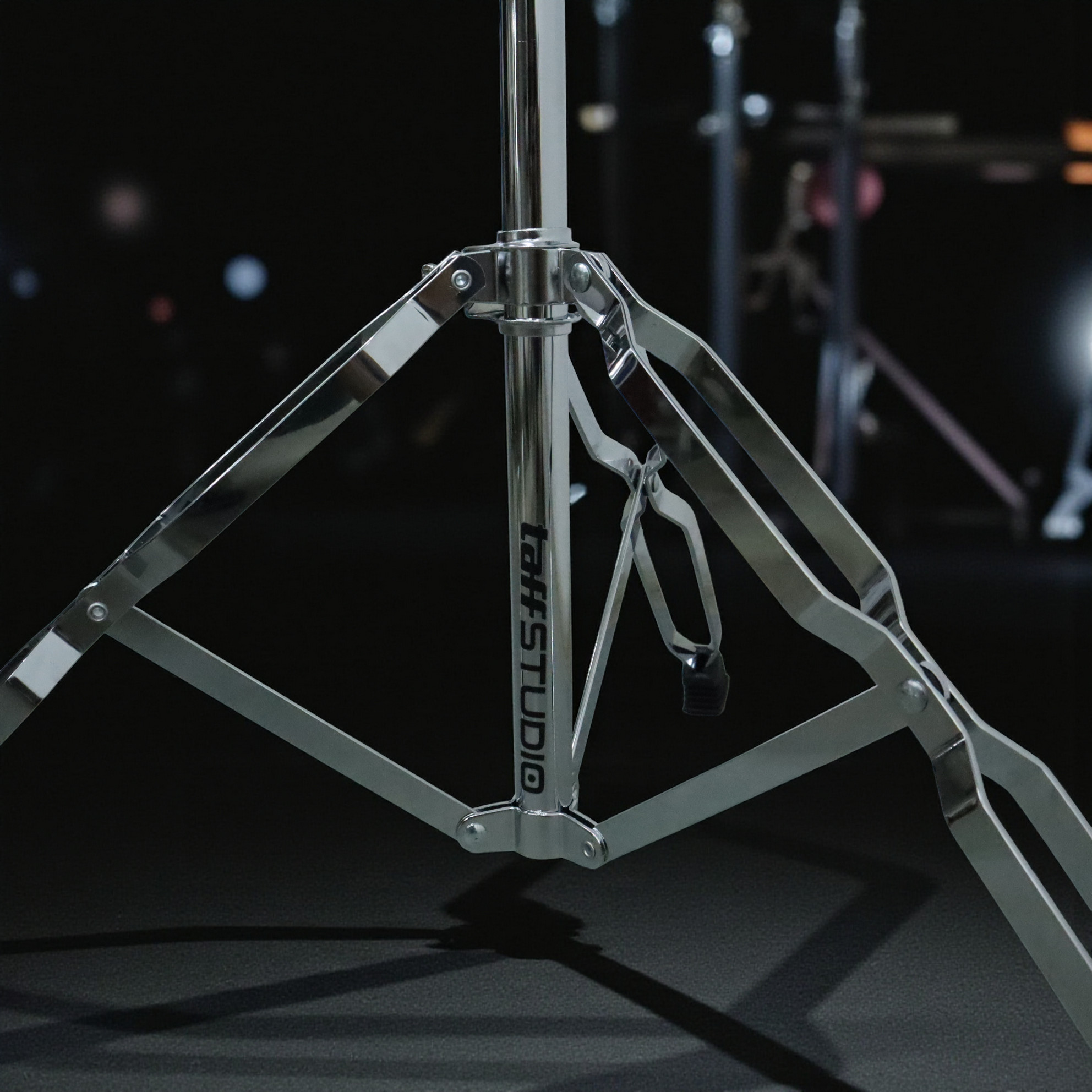 ginee_20260220121024968_0045066882.jpg TaffSTUDIO Drum Cymbal Stand Heavy Duty Adjustable Double Braced - FM-CST