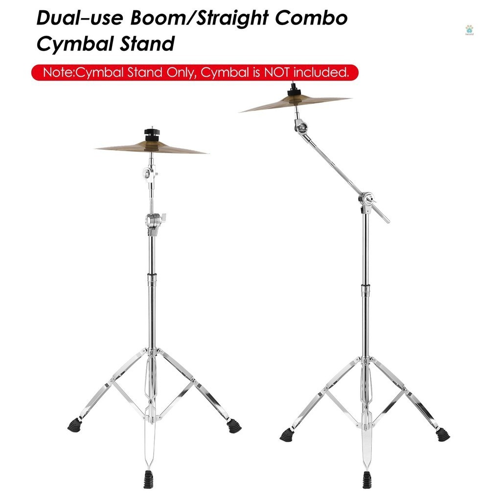 ginee_20260220121025011_2043749643.png TaffSTUDIO Drum Cymbal Stand Heavy Duty Adjustable Double Braced - FM-CST
