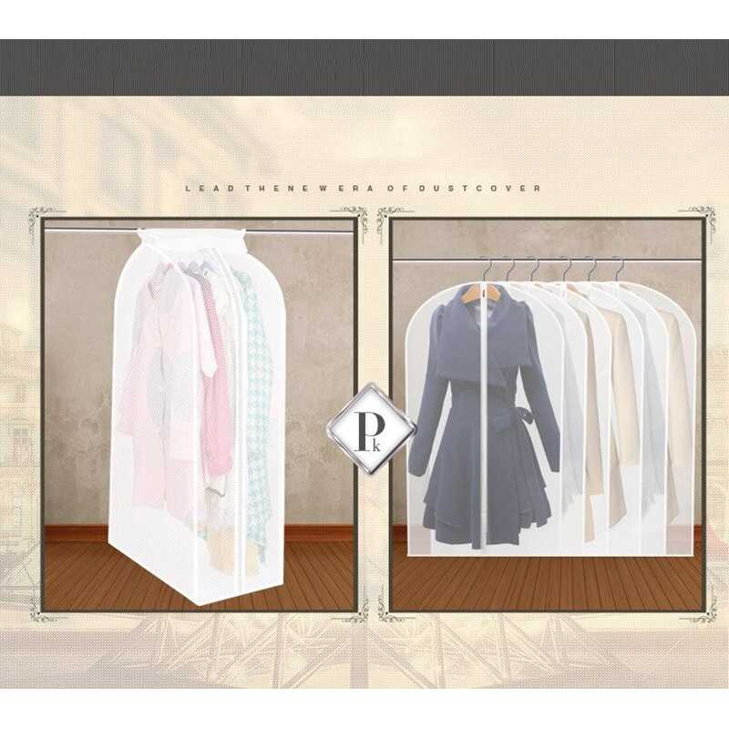 TaffHOME Cover Pakaian Anti Debu Cloth Organizer 60x50x110cm - PE1