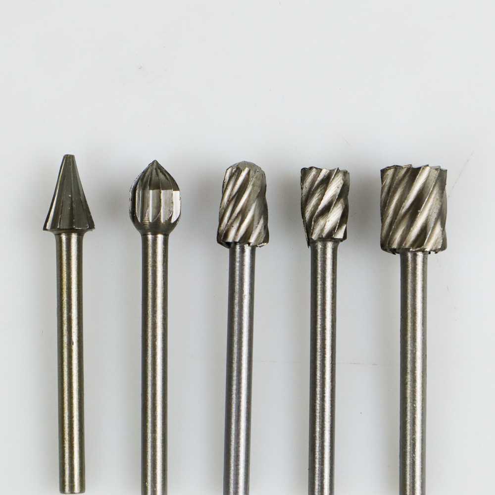 Taffware Mata Bor Tungsten Carbide Cone Spiral Bits 10 PCS - GJ0106