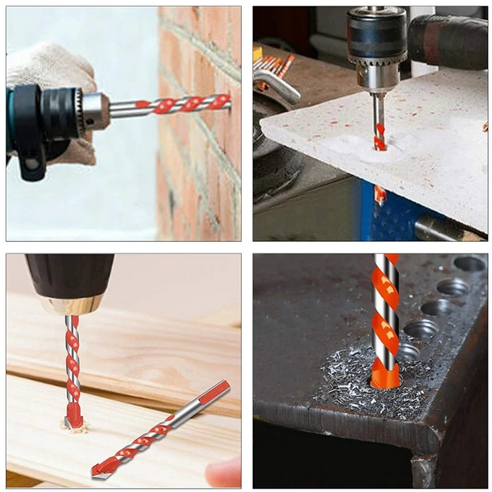 Taffware Mata Bor Diamond Drill Bit 6/8/10/12mm 4 PCS - 1