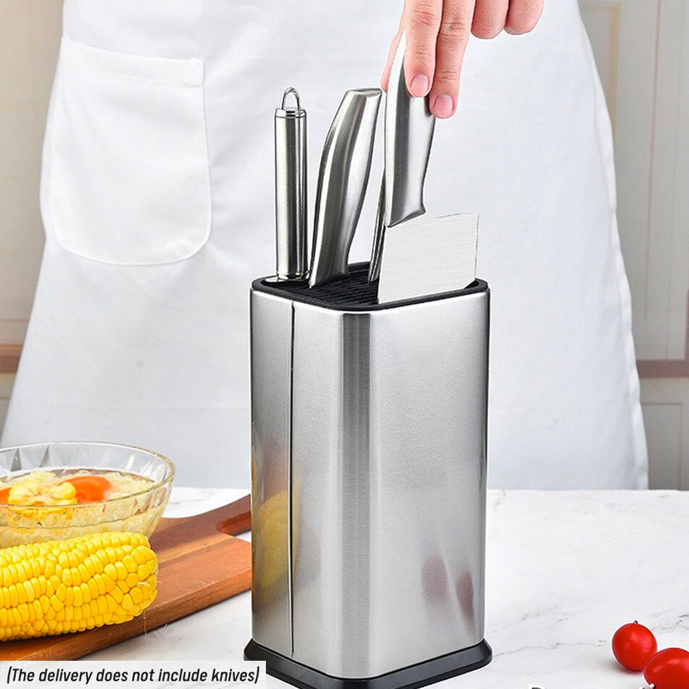 TaffHOME Tempat Pisau Dapur Spatula Stand Holder Stainless Steel - SUS430