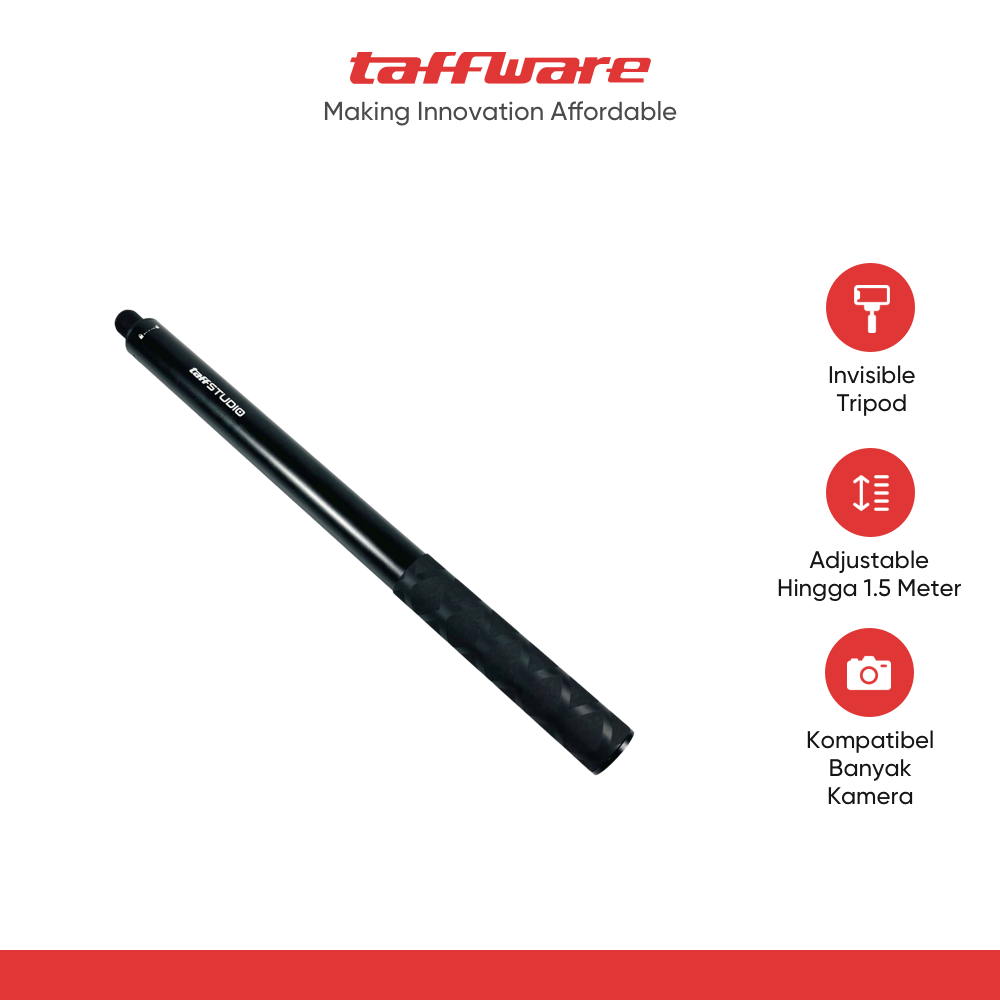 TaffSTUDIO Tongsis Selfie Stick Ultra Long 1.5M Insta360 GoPro - YZ515