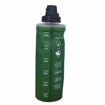 TaffSPORT Botol Minum Soft Flask Foldable Sport Water TPU 600ml - TS-60