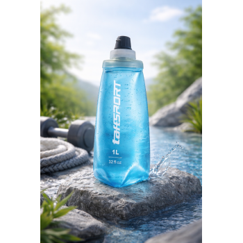 ginee_20260223104800084_1645461563.png TaffSPORT Botol Minum Soft Flask Foldable Sport Water TPU 1L - TS-10
