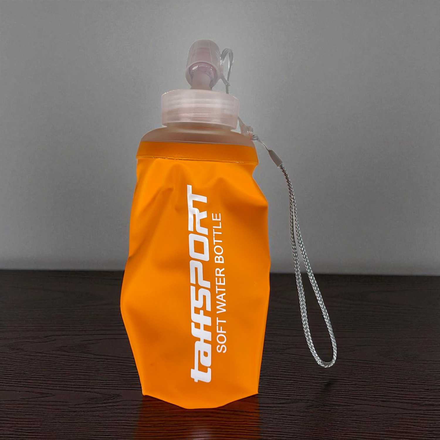 ginee_20260223104819850_9404704101.jpg TaffSPORT Botol Minum Soft Flask Foldable Sport Water Bottle TPU 500ml - TF877