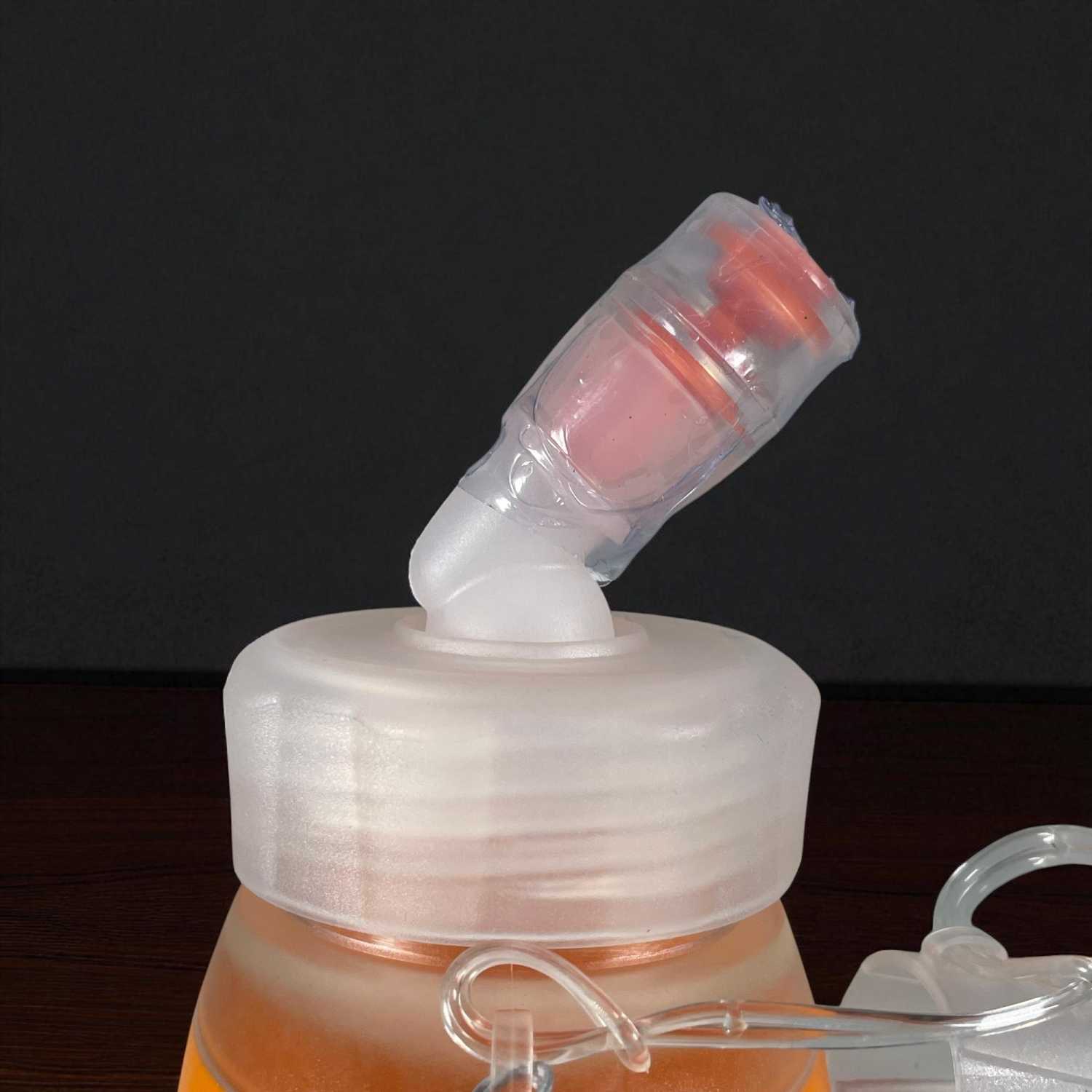 ginee_20260223104819962_0401556775.jpg TaffSPORT Botol Minum Soft Flask Foldable Sport Water Bottle TPU 500ml - TF877