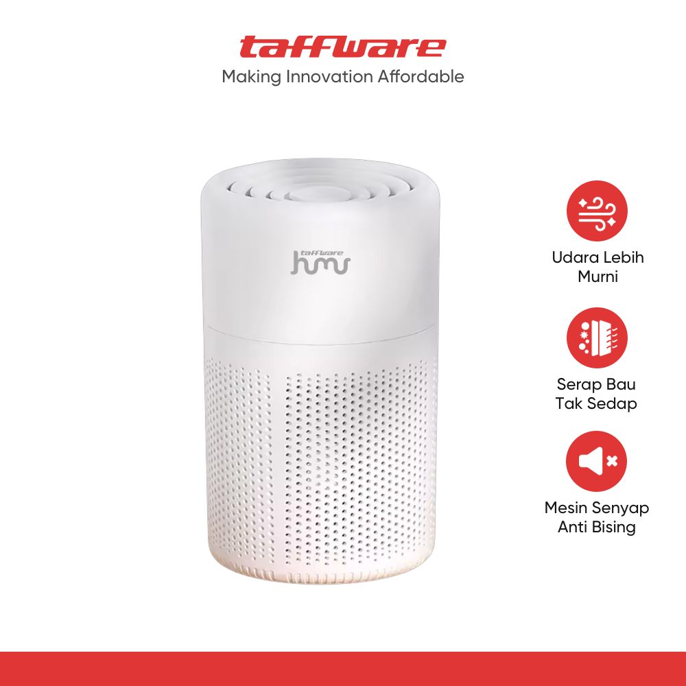 Taffware HUMI Air Purifier Deodorizer Negative Ion H13 HEPA Filter - EJ-JHQ01