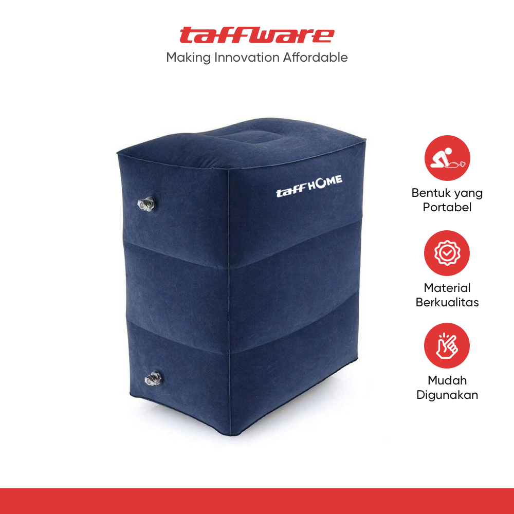 TaffHOME Bantal Angin Kaki Portabel Inflatable Relaxing Foot Rest - BSZ0020