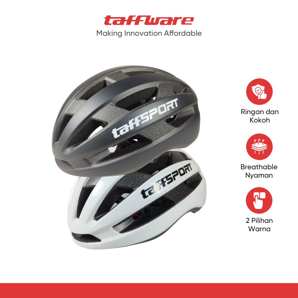 TaffSPORT Helm Sepeda Ultralight Cycling Bike Helmet - KP-1