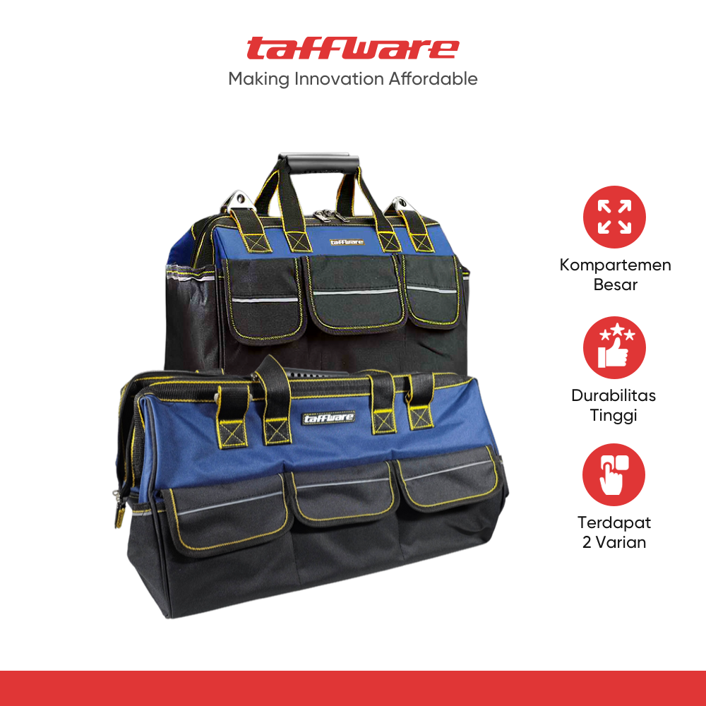 Taffware Tas Perkakas Storage Tool Bag Waterproof Wear Resistant - A02584