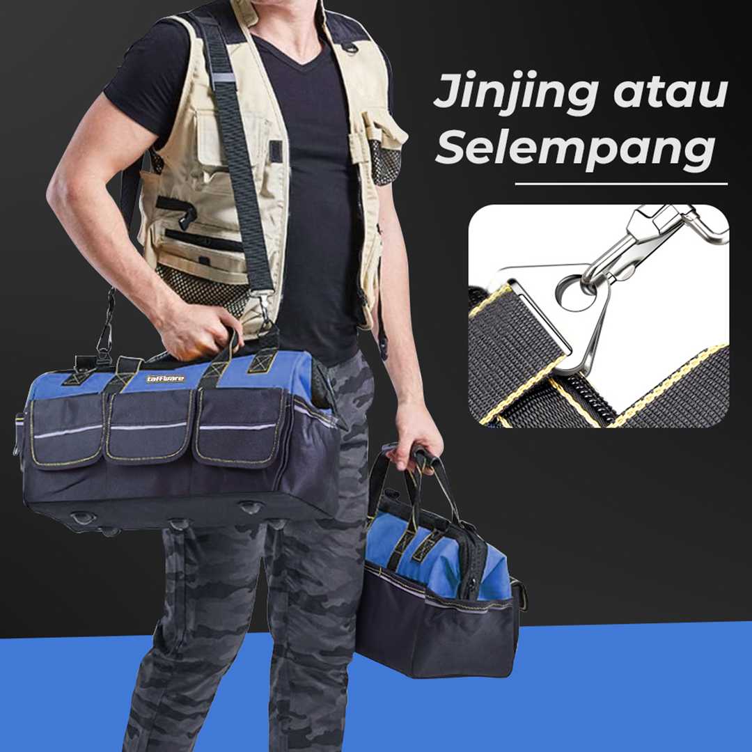 ginee_20260223105555067_8797844323.jpg Taffware Tas Perkakas Storage Tool Bag Waterproof Wear Resistant - A02584