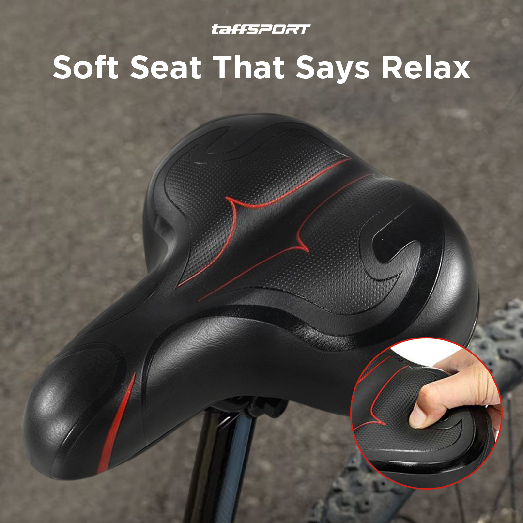 TaffSPORT Sadel Sepeda Comfortable Bike Spring Shock - SX-2020